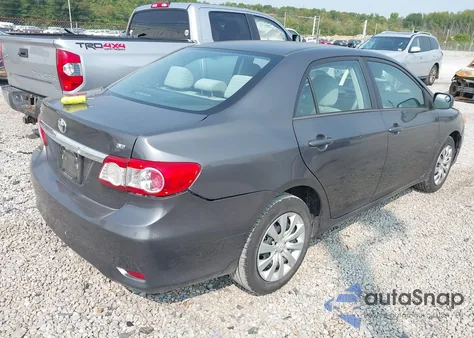 2012 Toyota Corolla Le из США, поврежденный, VIN 5YFBU4EE6CP018134